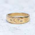 Anillo Vintage Noche Dorada