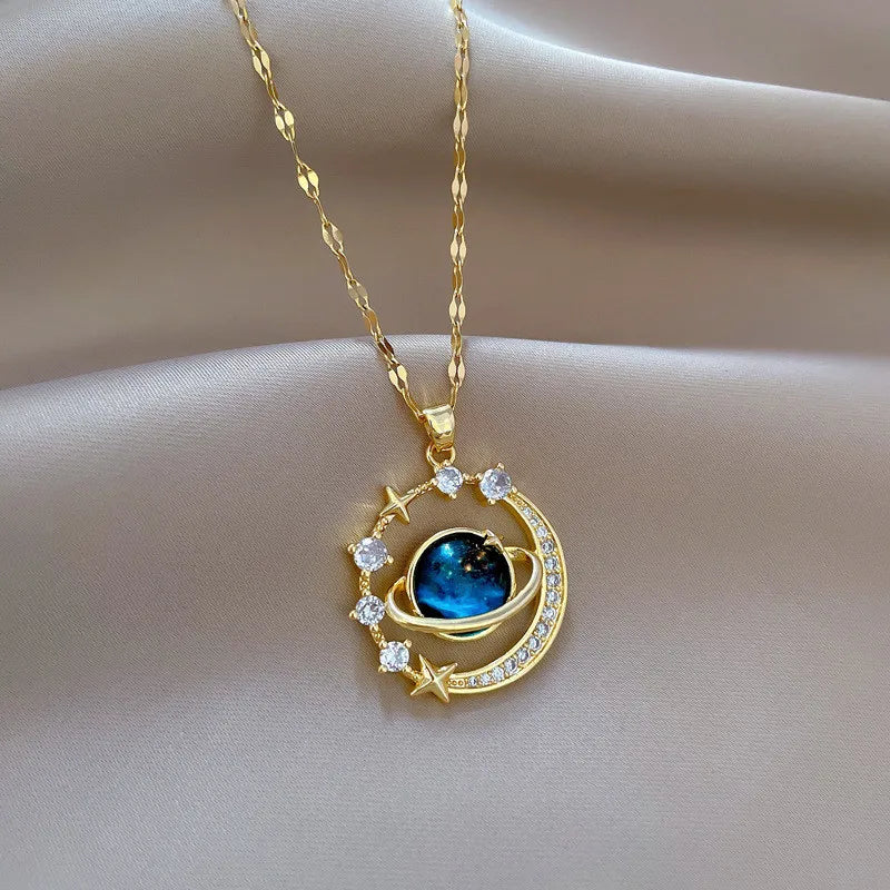 Collar de Luna de Circonio