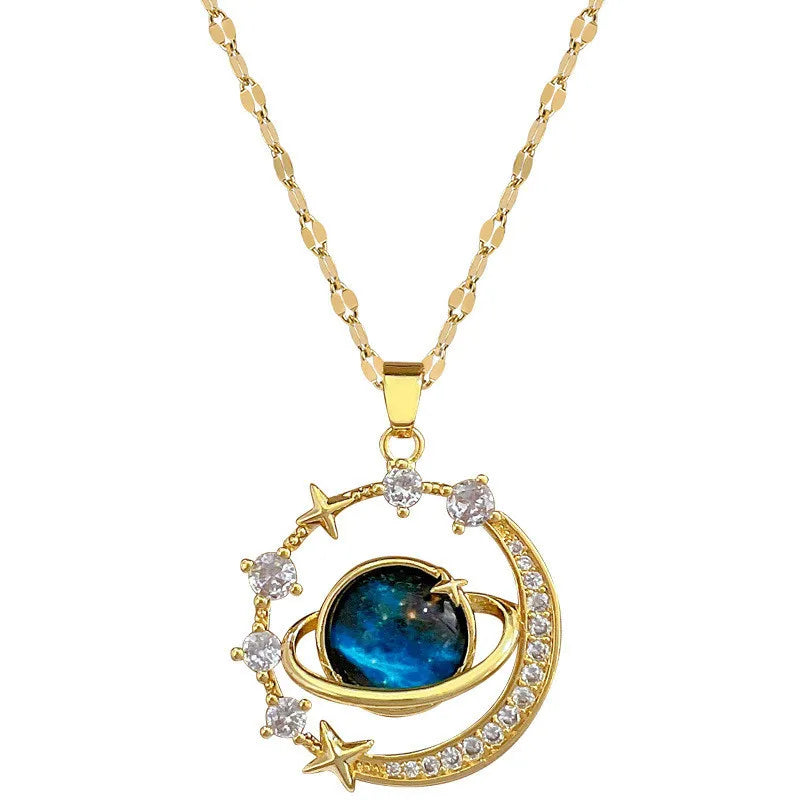 Collar de Luna de Circonio