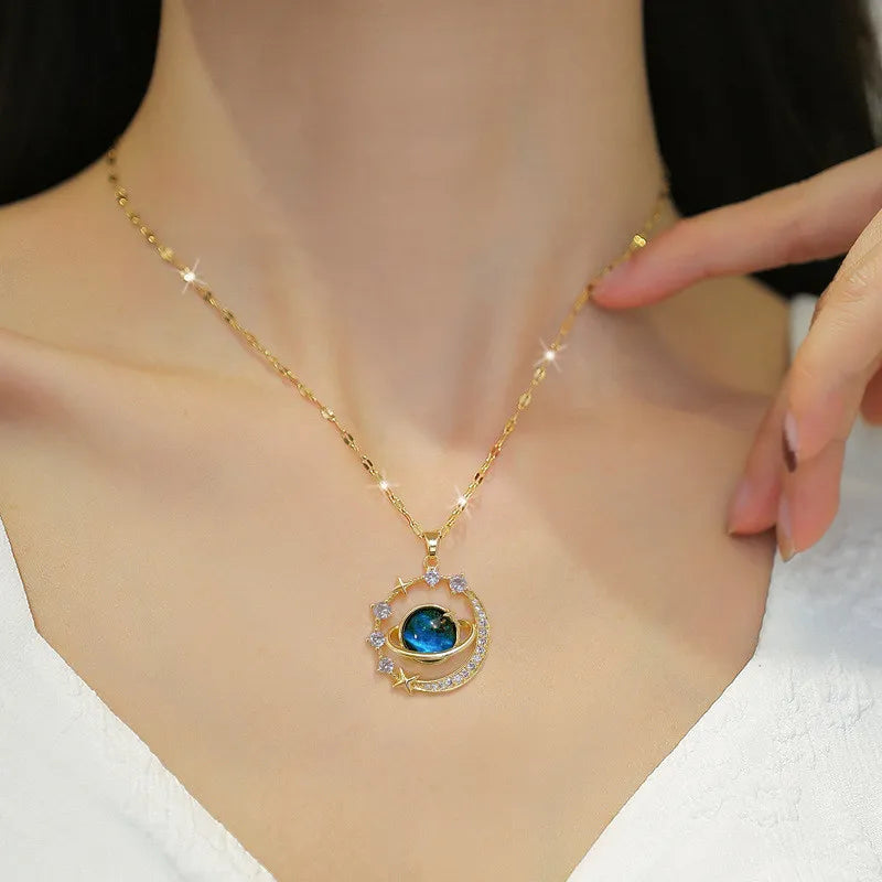 Collar de Luna de Circonio