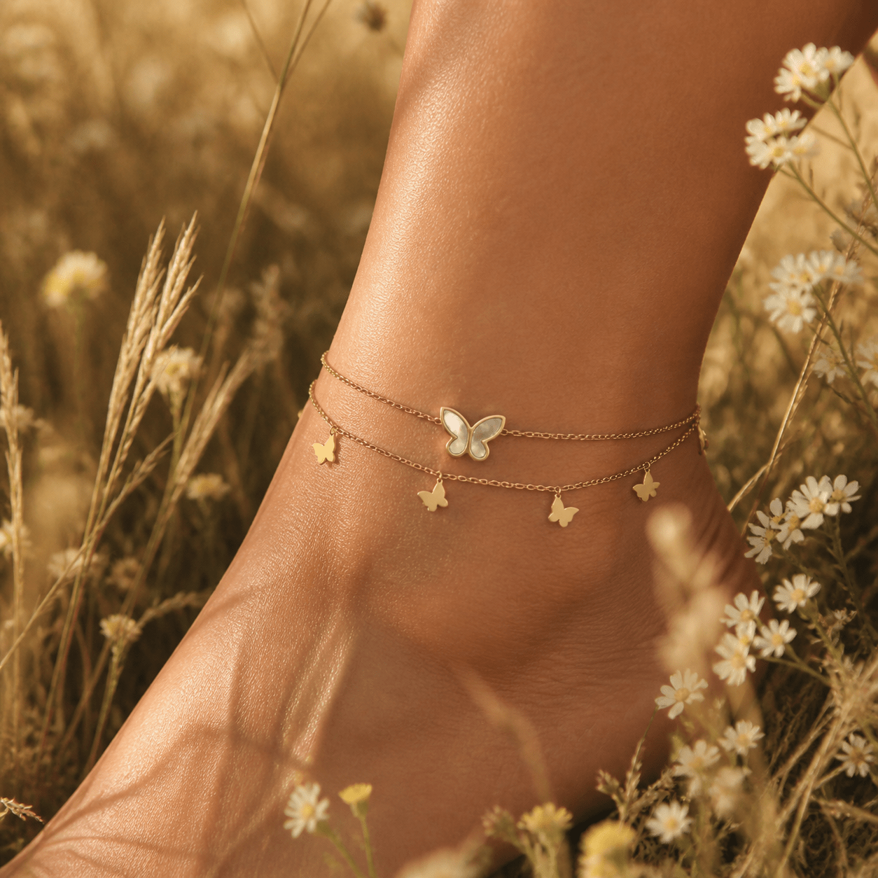 Tobillera de Mariposa