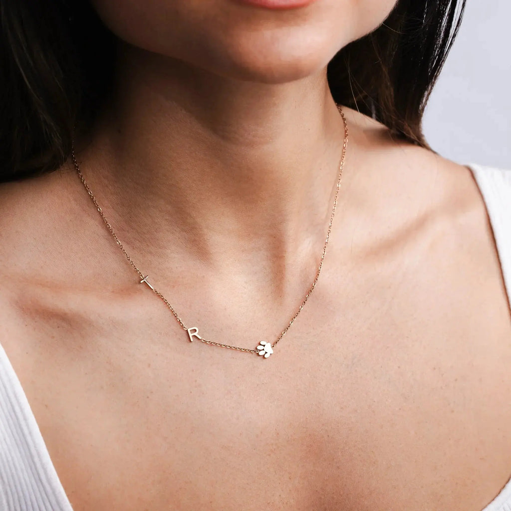 Collar Inicial Personalizado Horizontal