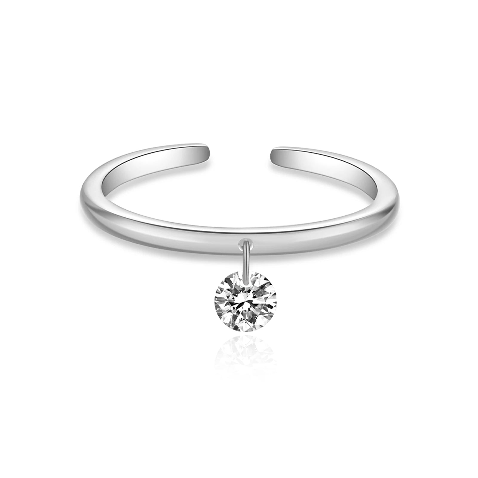 Anillo de Diamante Circular