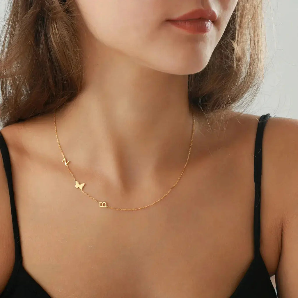 Collar Inicial Personalizado Horizontal