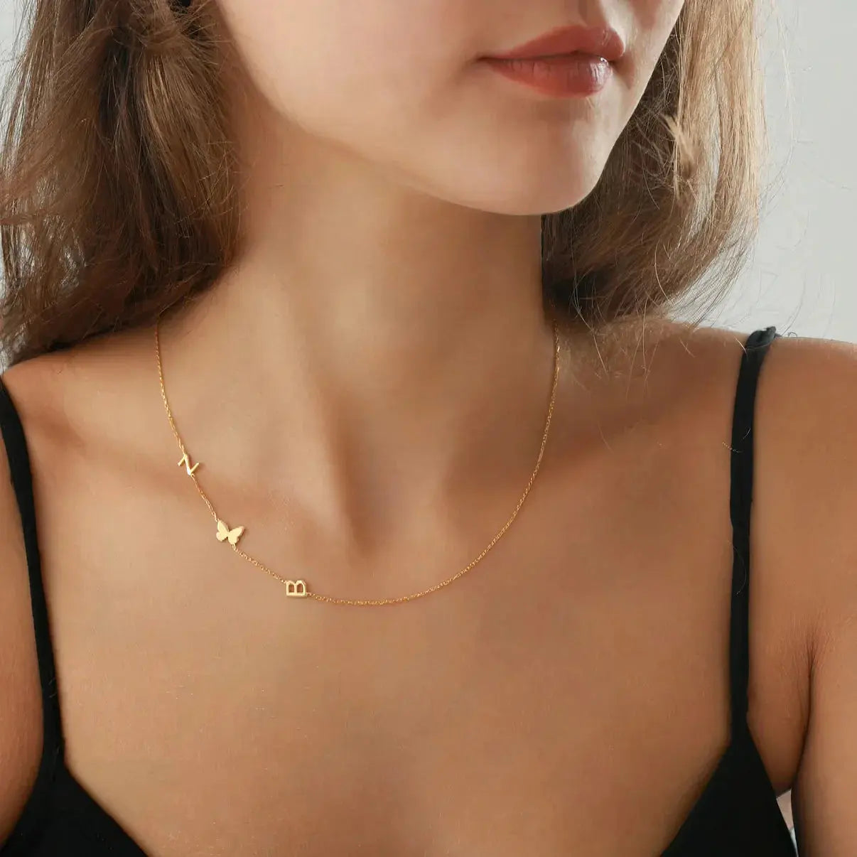 Collar Inicial Personalizado Horizontal